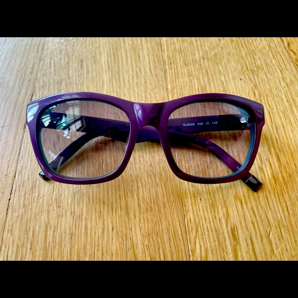 NWOT Limited edition Karl Lagerfeld purple Sunglasses